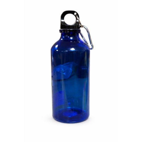 Pudel karabiiniga, 400ml, koobaltsinine