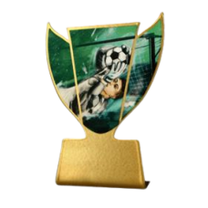 Karikakujuline metallist jalgpalliplaat SL-SOC3