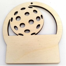 Lasergraveeritud puidust saalihoki medal MLG22