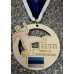 Lasergraveeritud vineerist medal 80_1 mm