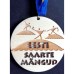 Lasergraveeritud vineerist medal 80_2 mm