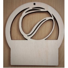 Lasergraveeritud puidust tennise medal MLG22