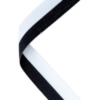 Medalipael must-valge, 22 mm