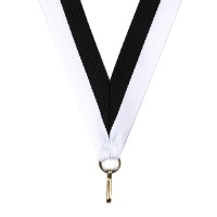 Medalipael must-valge, 22 mm