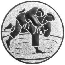 Žetoon judo 25mm hõbedane