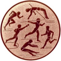 Žetoon kergejõustik 25 mm pronks