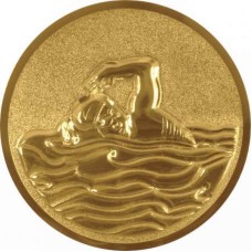 Žetoon ujumine 25mm Kuld