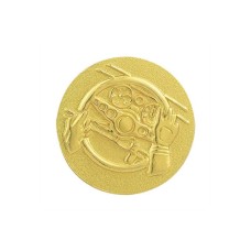 Žetoon ralli 25 mm kuldne AL25159