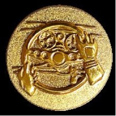 Žetoon RALLI 25 mm kuldne