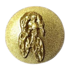 Žetoon Rattasõit 25 mm kuldne