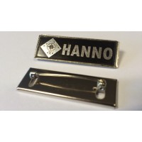 Märk-nimesilt kuldne 45x15 mm