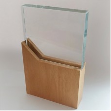 Klaasist ja puidust auhind meenekarbis ZU4457