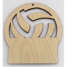 Lasergraveeritud puidust võrkpalli medal MLG22