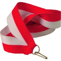 Medalipael punane-valge, 22mm