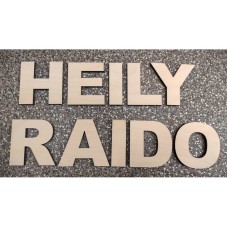 Väljalõigatud puidust täht